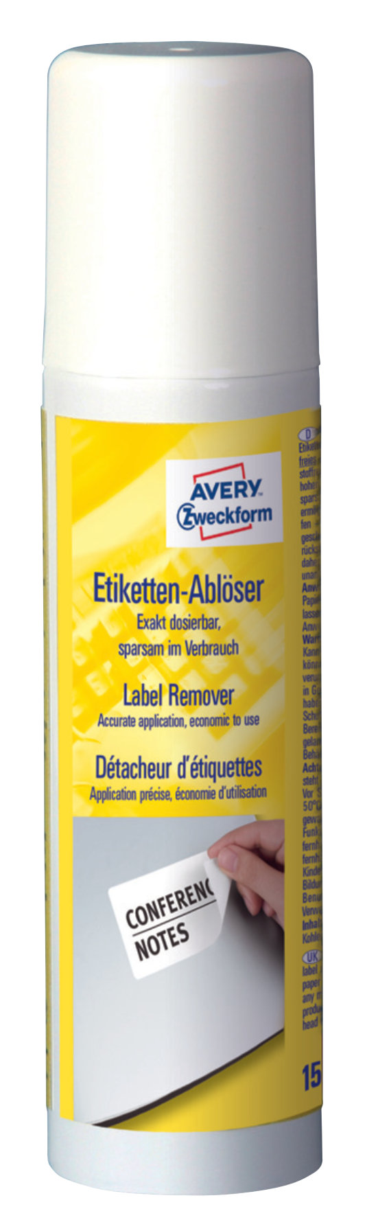 Avery Zweckform 3590 Etiketten-Ablöser, 150 ml, 1, Stück, transparent