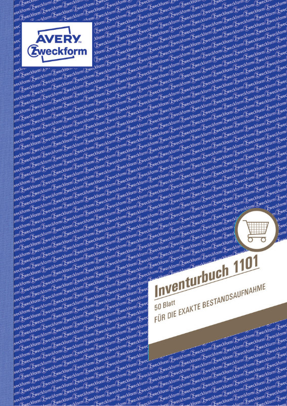 Avery Zweckform 1101 Inventurbuch, A4, 50, Originale, 50 Blatt