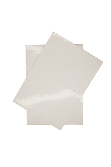 ENDI-HAFT Etiketten, 100 mm, weiß glänz. dreieck., 150 Etiketten, 50 Blatt A4/Pack